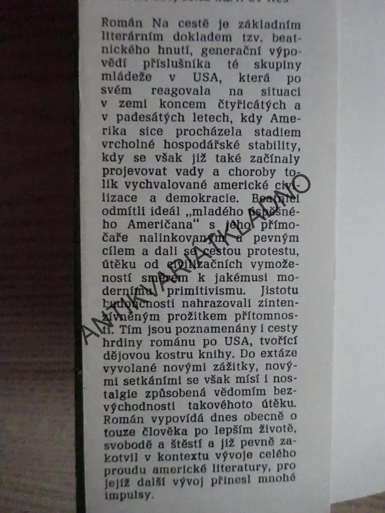 NA CESTĚ, JACK KEROUAC, **an