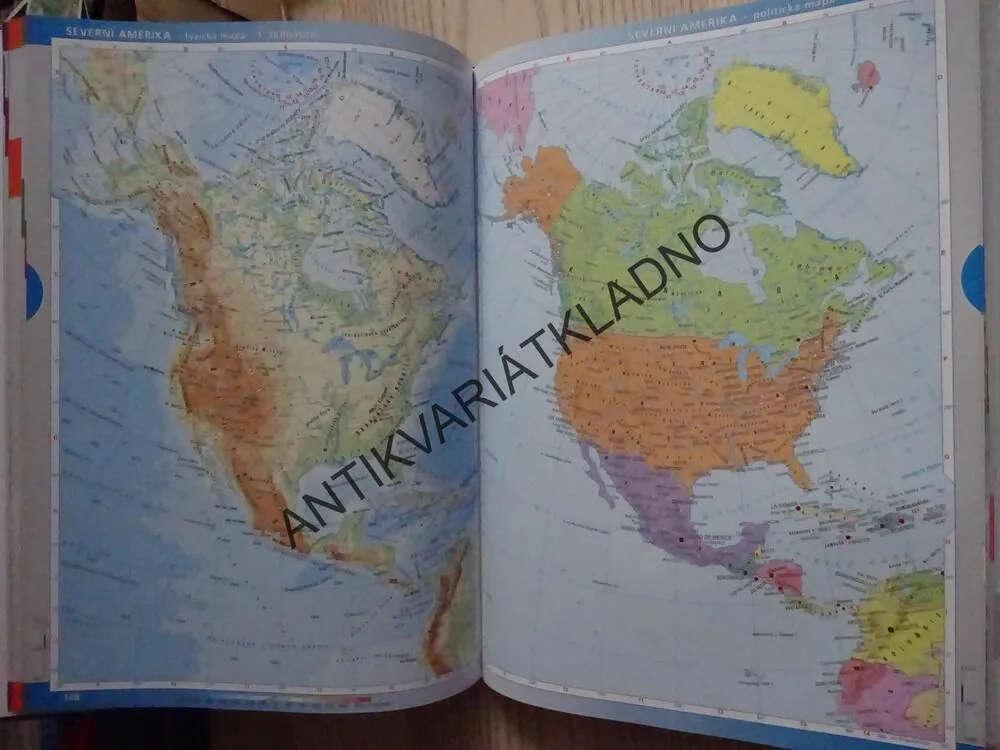 ZEMĚPISNÝ ATLAS SVĚTA, **an