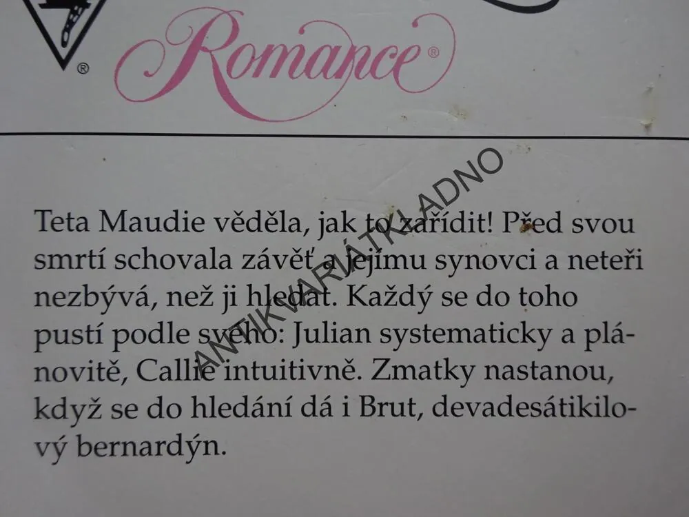NAJDE SE ZÁVĚŤ?, DAY LECLAIREOVÁ, **an