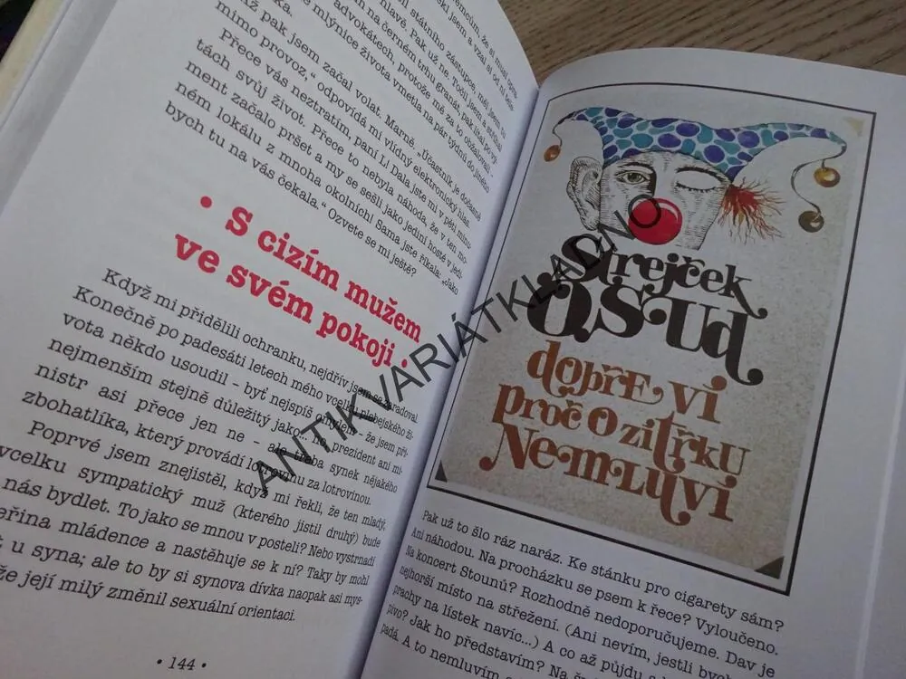 BOŽÍ MOBIL (FEJETONY, SLOUPKY, MINISTORY), JOSEF KLÍMA, **an