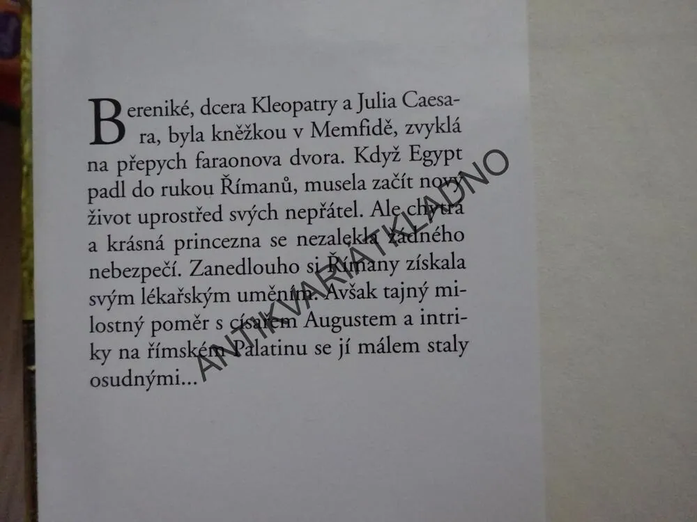 BERENIKÉ, DCERA KLEOPATRY, MARIA REGINA KAISEROVÁ, **an