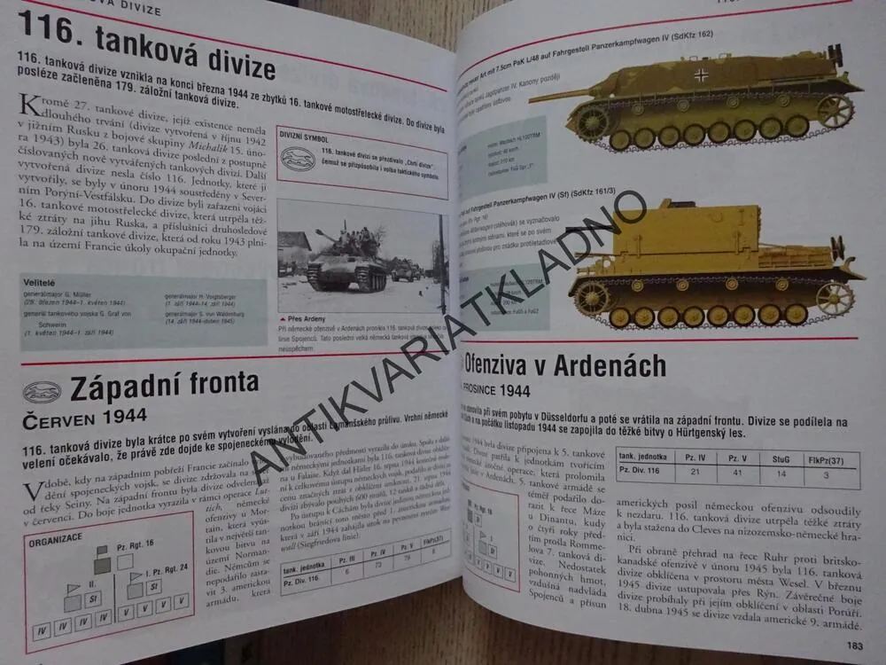 TANKOVÉ DIVIZE NĚMECKÉ ARMÁDY 1939-1945, **an