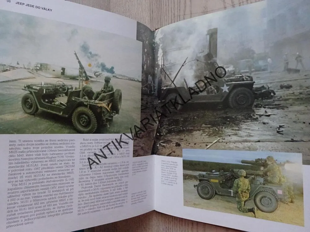 JEEP JEDE DO VÁLKY, WILLIAM FOWLER, DOPRAVA, VÁLKA, **an