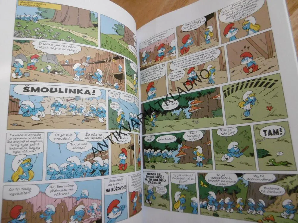 ŠMOULOVÉ, ŠMOULINKA, ŠMOULÍ HLAD, KOMIKS, **an