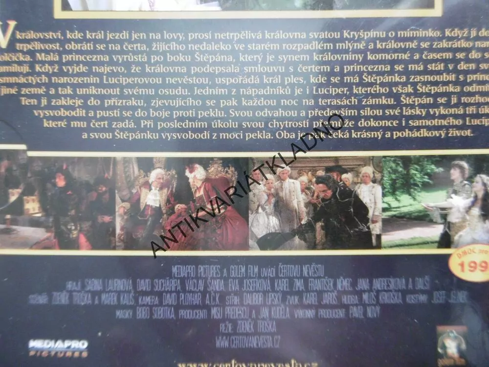 ČERTOVA NEVĚSTA, DVD FILM