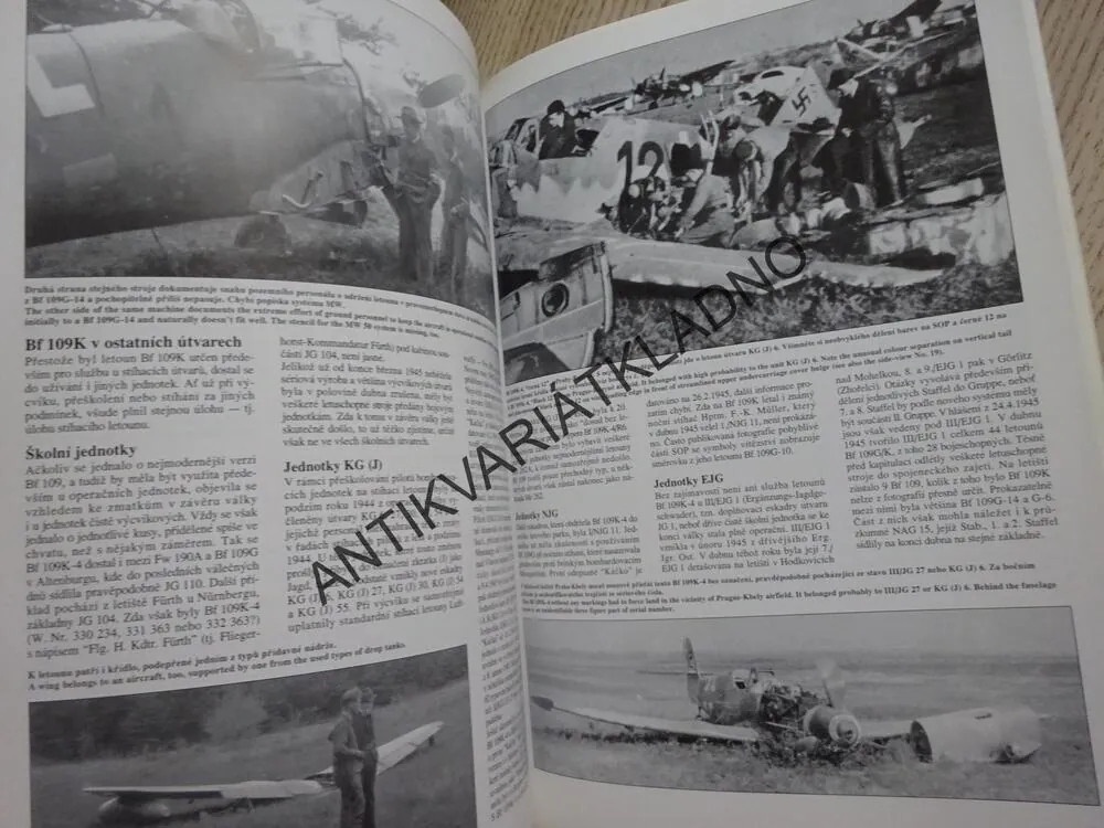 MESSERSCHMITT BF 109K, LETECTVÍ