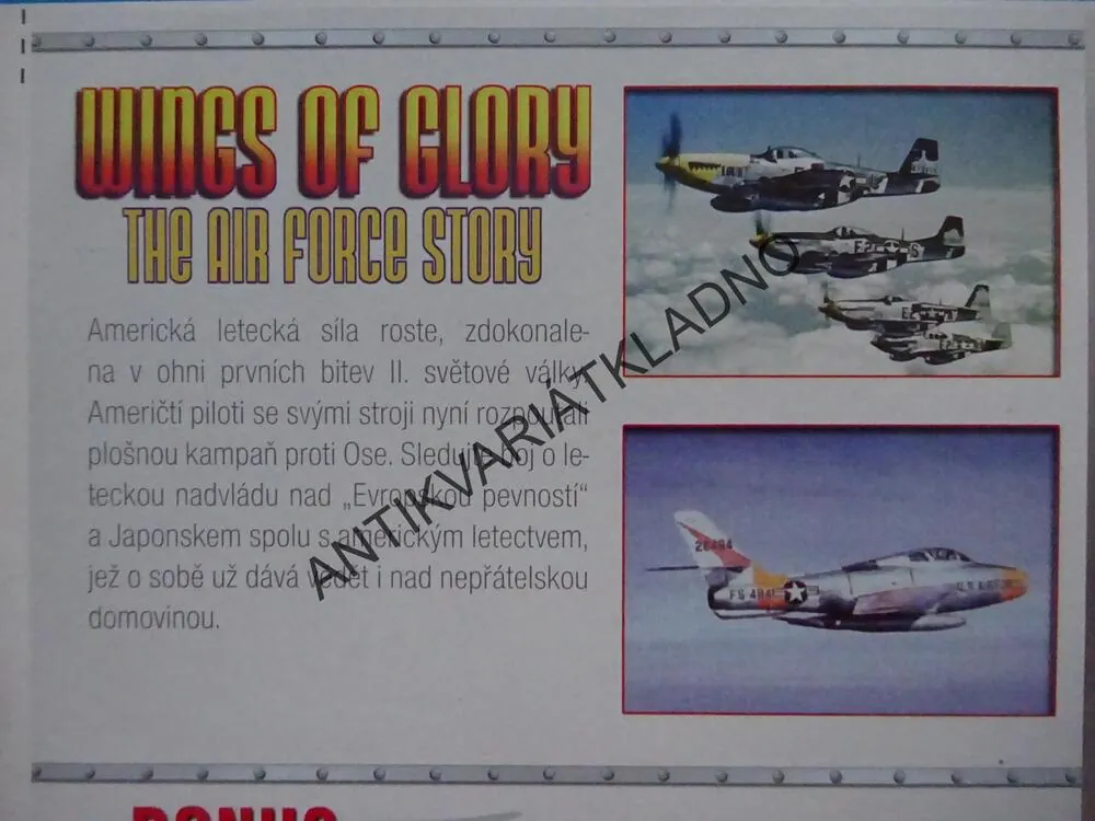 WINGS OF GLORY, THE AIR FORCE STORY, 1-3, DVD FILM DOKUMENT