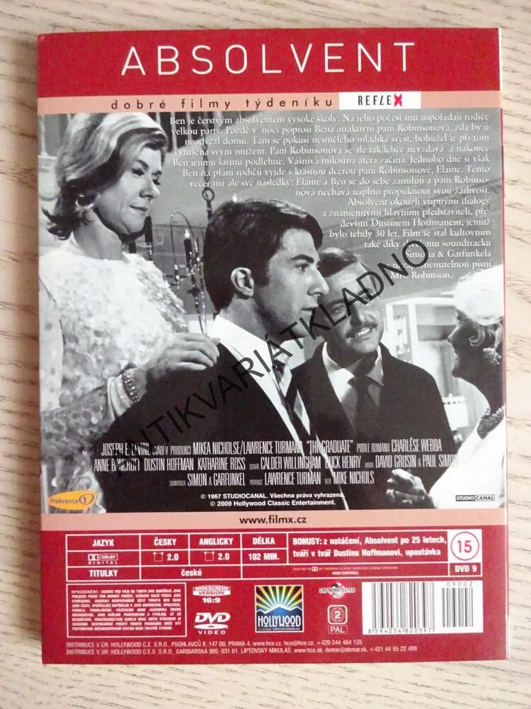 ABSOLVENT, DVD FILM