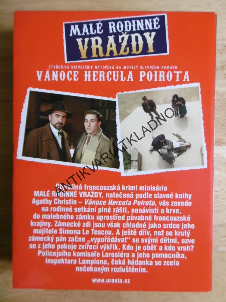 MALÉ RODINNÉ VRAŽDY, HERCULE POIROT, DVD FILM