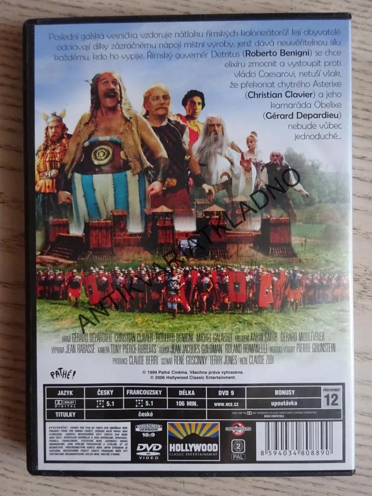 ASTERIX A OBELIX, DVD FILM