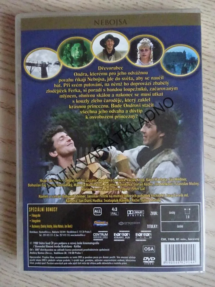 NEBOJSA, DVD FILM ČR