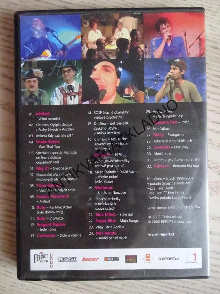 SILVESTRY S ANDĚLEM, 1999-2007, DVD HUDBA