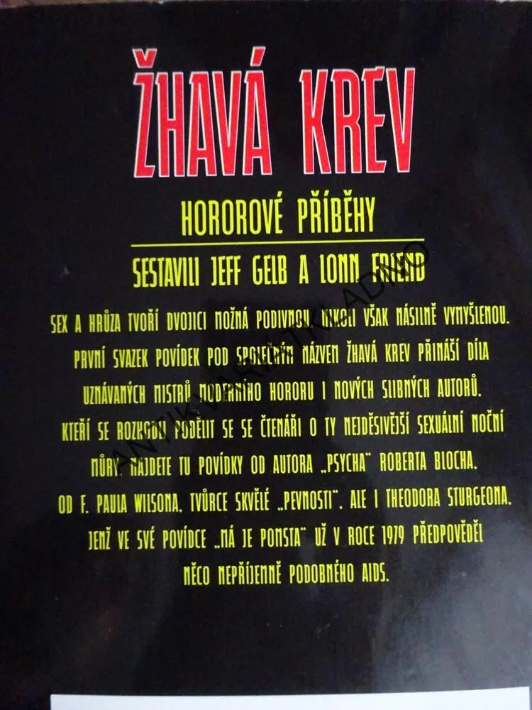 ŽHAVÁ KREV, JEFF GEIB, LONN FRIEND, **an