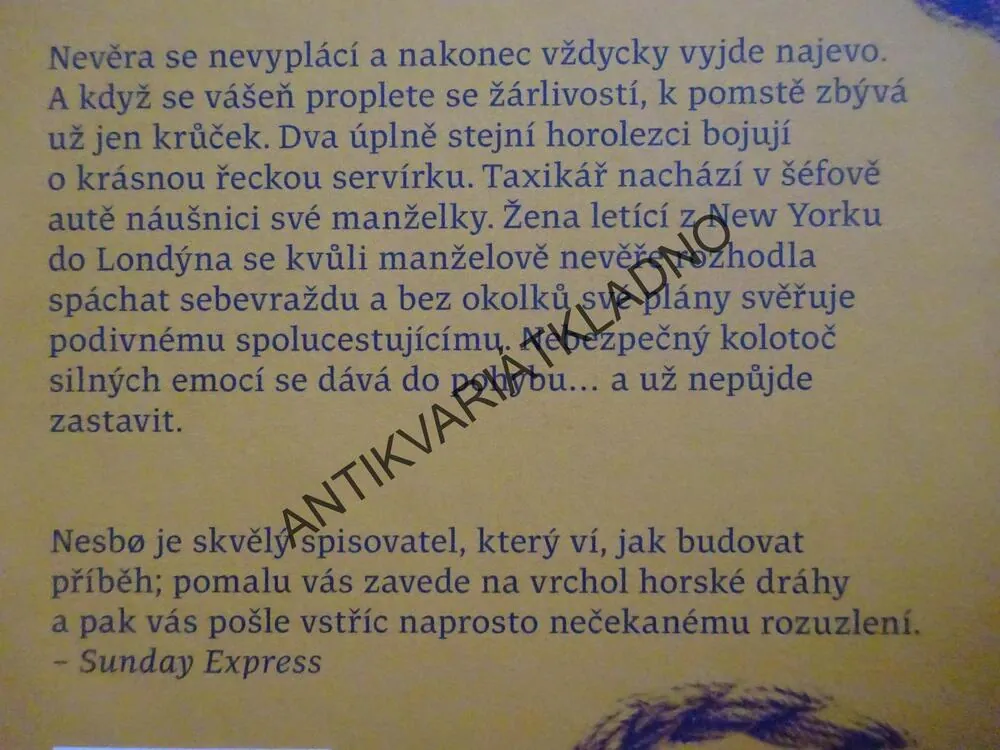 ŽÁRLIVOST A JINÉ POVÍDKY, JO NESBO, **an