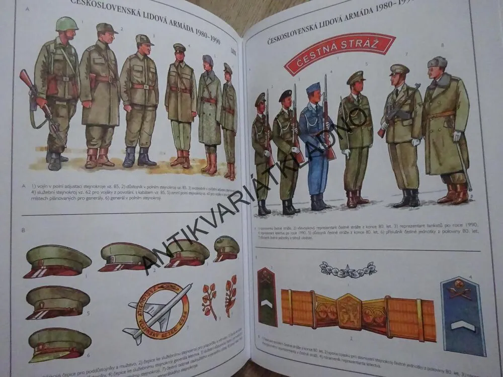 ČESKOSLOVENSKÁ ARMÁDA V ZAHRANIČÍ 1939-1945, VLÁDNÍ VOJSKO PROTEKTORÁTU ČECHY A MORAVA 1939-1945, SLOVENSKÁ ARMÁDA 1939-1945, ČESKOSLOVENSKÁ ARMÁDA 1945-1992, JAN VOGELTANZ, MIROSLAV HUS, MILAN POLÁK, **an