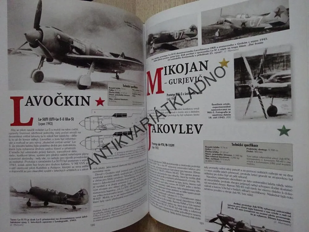 ENCYKLOPEDIE SOVĚTSKÝCH STÍHACÍCH LETADEL 1939-1951, LEONARD HERBERT, **an