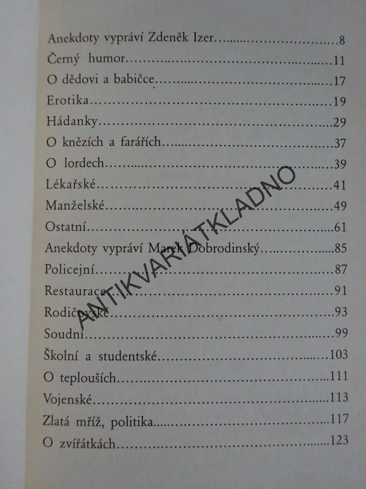 ANEKDOTÁŘ ANEB ZLATÁ MŘÍŽ, **an