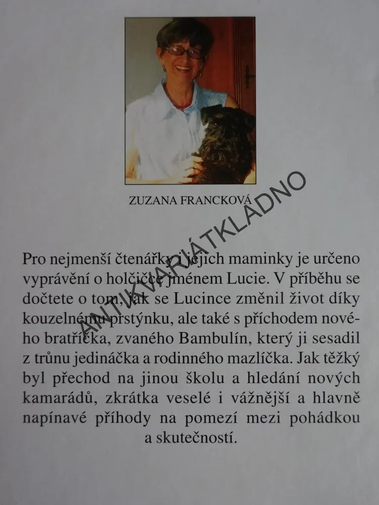 LUCKA, BAMBULÍN A KOUZELNÝ PRSTÝNEK, ZUZANA FRANCKOVÁ, **an