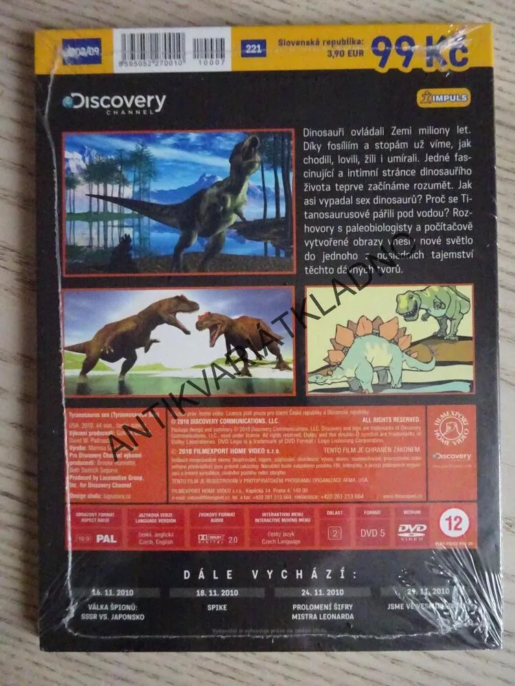 TYRANOSAURUS REX, DVD FILM DOKUMENT