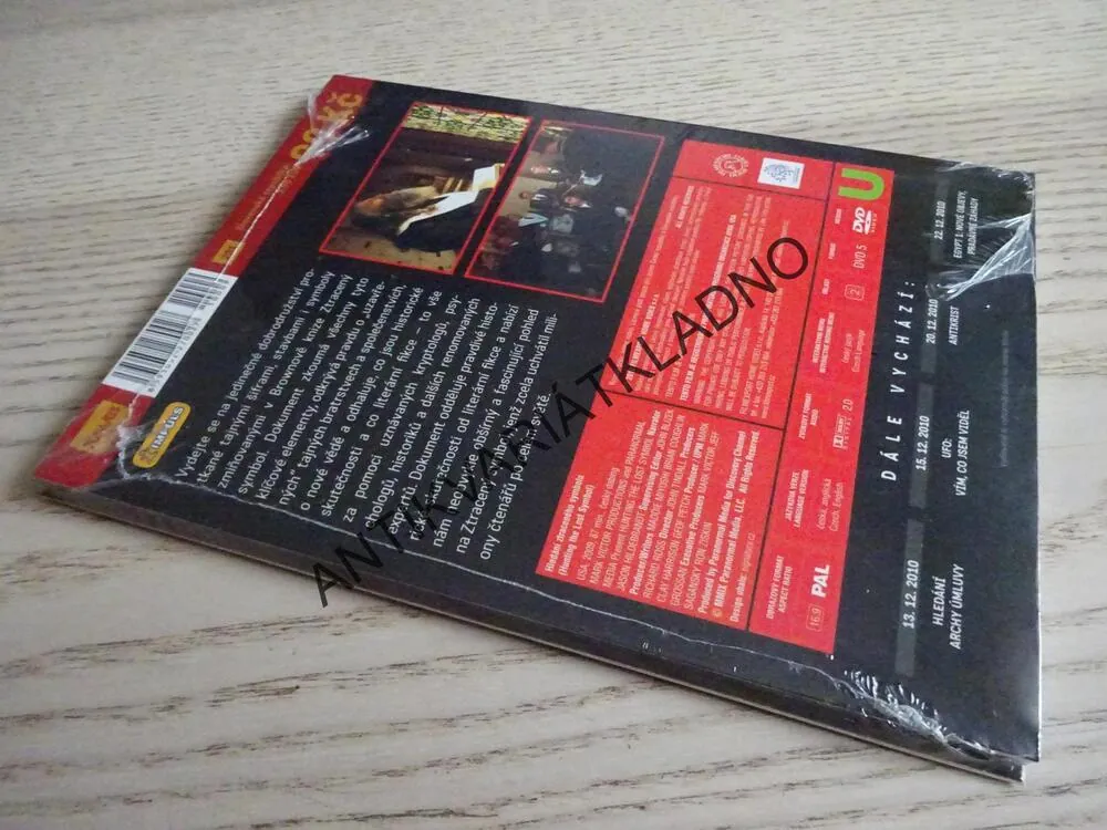 HLEDÁNÍ ZTRACENÉHO SYMBOLU, DVD FILM DOKUMENT