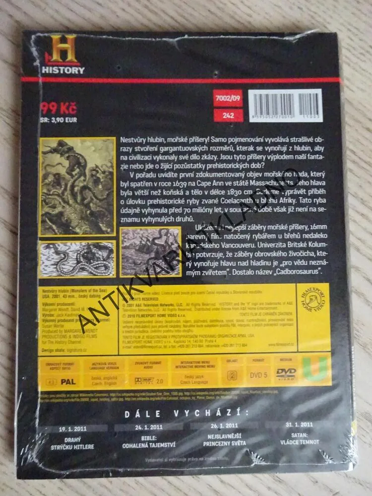 NESTVŮRY HLUBIN, DVD FILM DOKUMENT