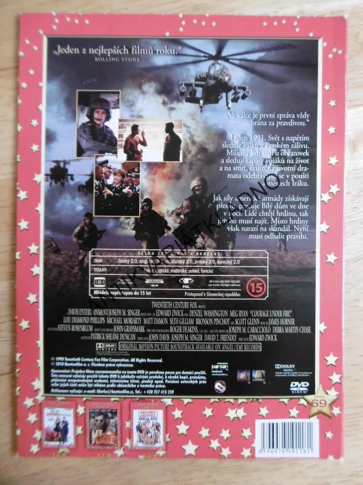 ODVAHA POD PALBOU, DVD FILM