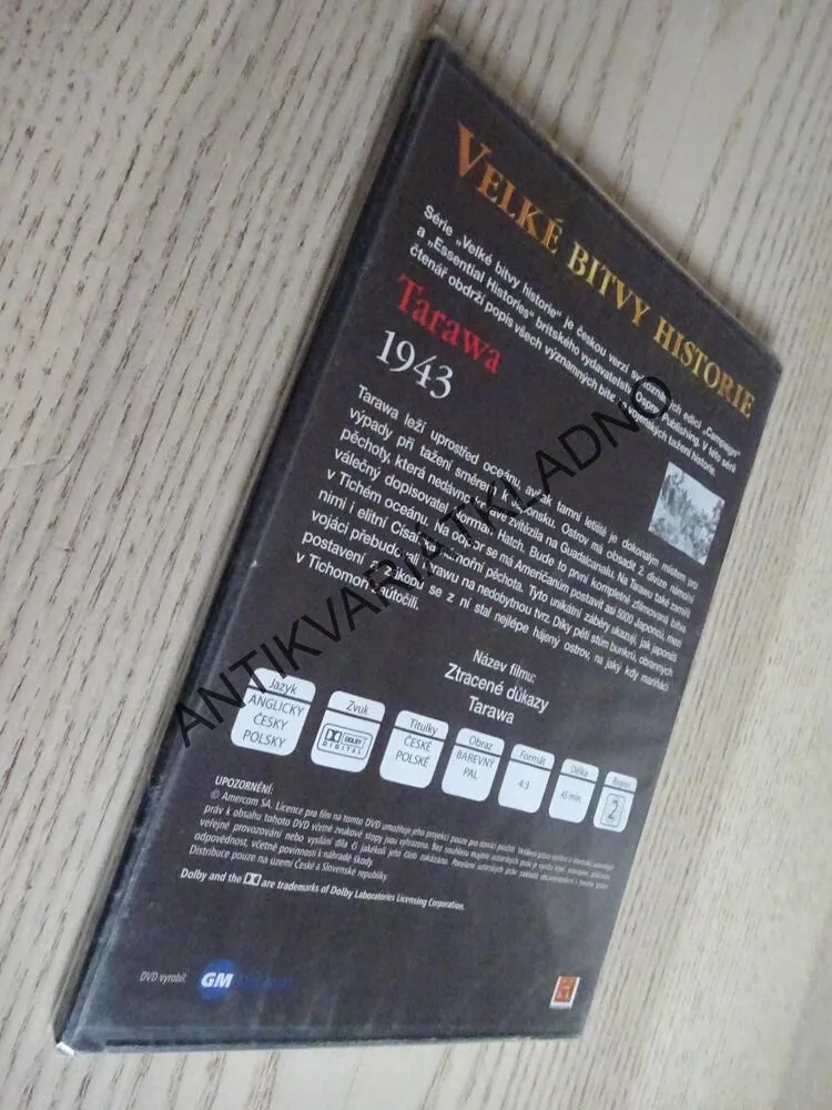 TARAWA 1943, DVD FILM DOKUMENT