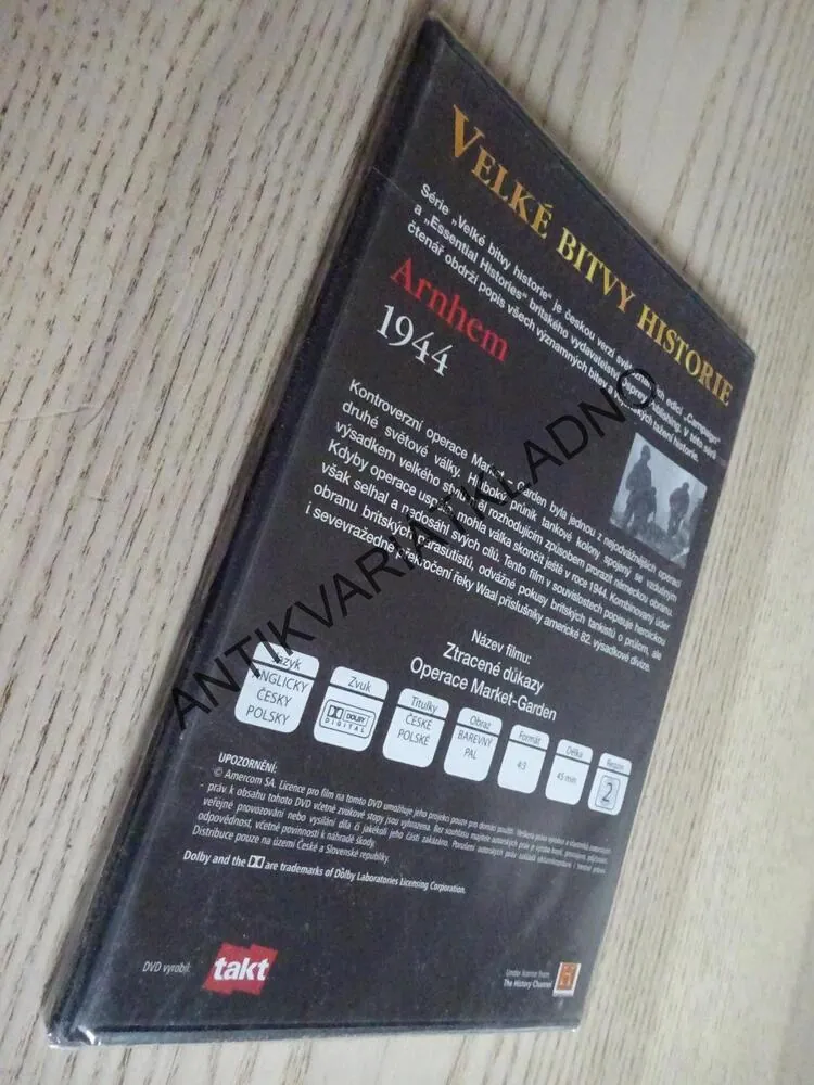 ARNHEM 1944, DVD FILM DOKUMENT