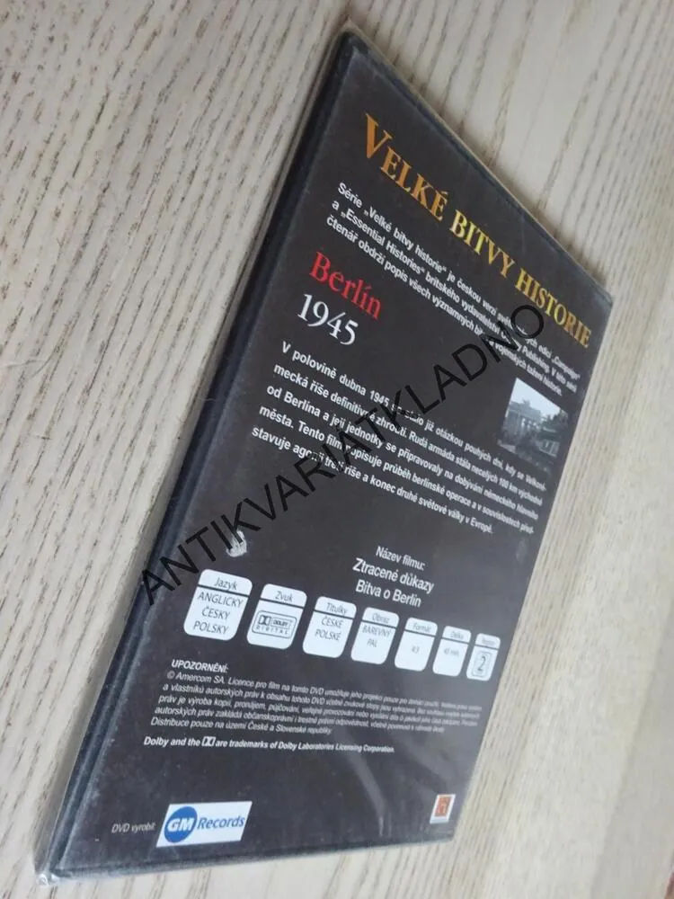 BERLÍN 1945, DVD FILM DOKUMENT