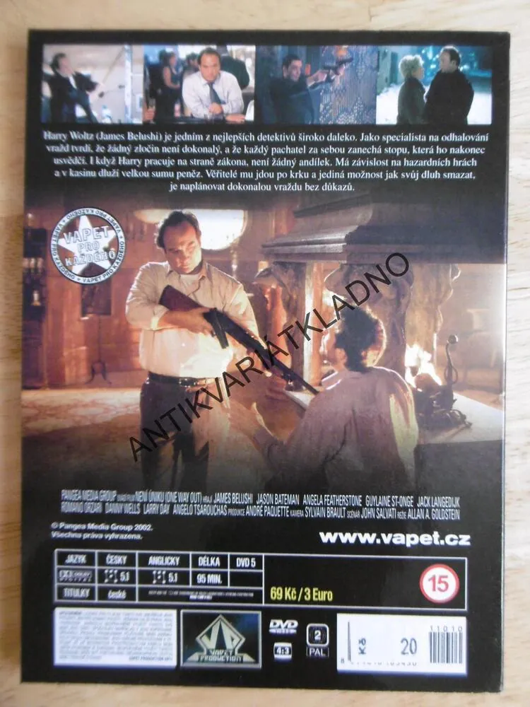 NENÍ ÚNIKU, JAMES BELUSHI, DVD FILM,