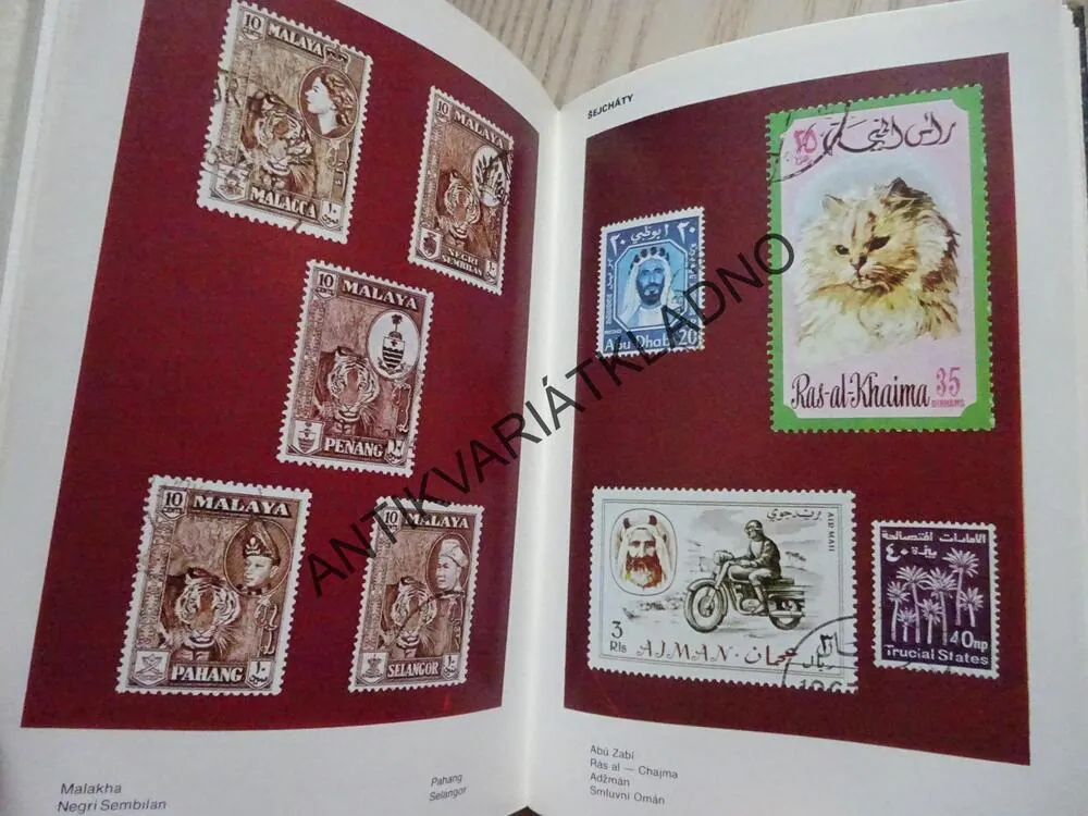 FILATELISTICKÝ ATLAS ZNÁMKOVÝCH ZEMÍ, LUDVÍK MUCHA, BOHUSLAV HLINKA, **an