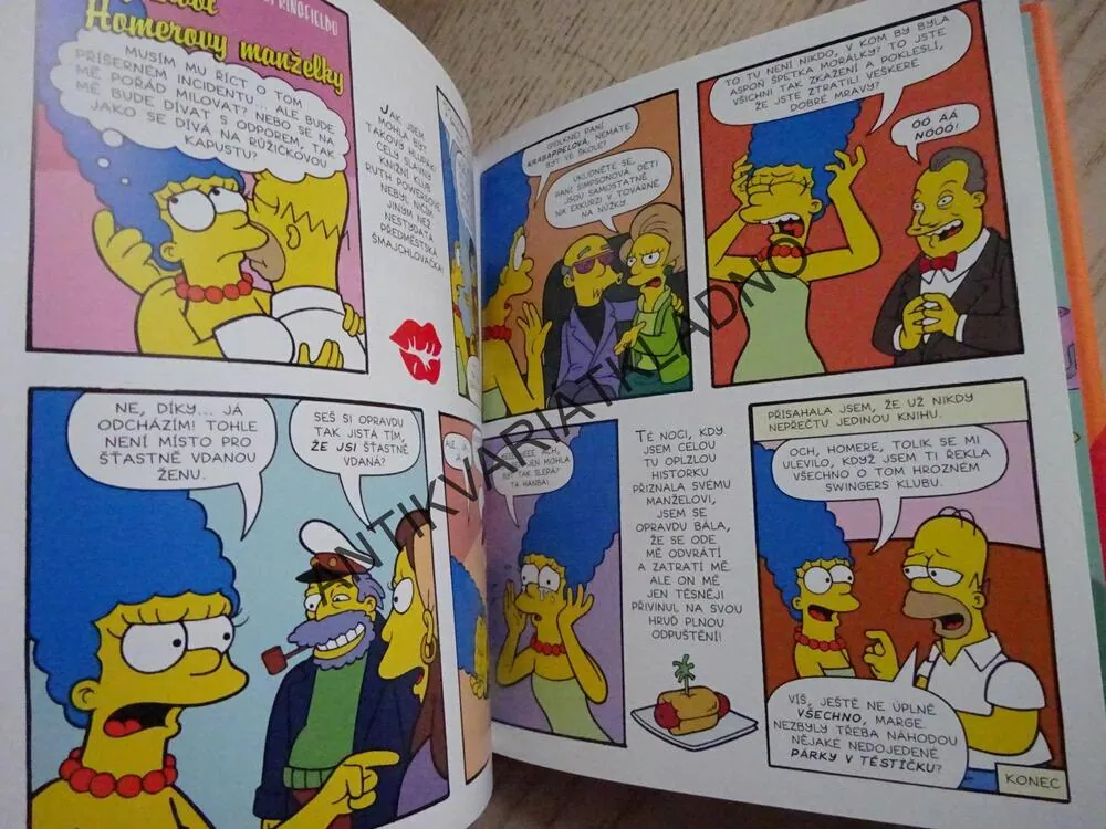 MARGINA KNIHA, SIMPSONOVA KNIHOVNA MOUDROSTI, SIMPSONOVI, **an