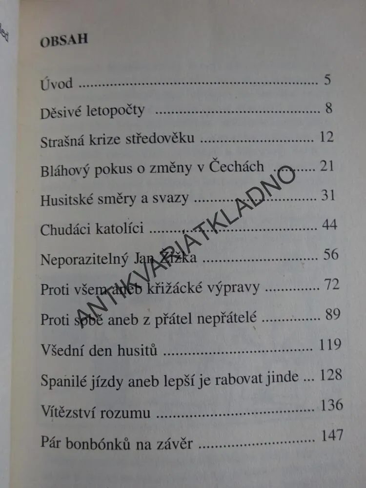 DĚSNÉ ČESKÉ DĚJINY, VZPURNÍ HUSITÉ, ROMAN FERSTL, **an