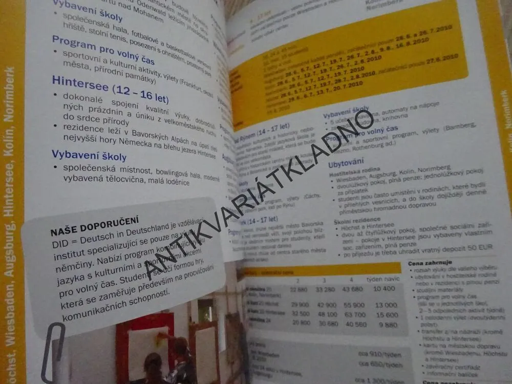 JAZYKOVÉ KURZY V ZAHRANIČÍ PRO DĚTI A MLÁDEŽ 5-20 LET, **an
