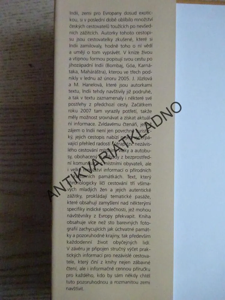 TŘI ŽENY V INDII, SIMONA BOAROVÁ, MARKÉTA HANELOVÁ, JANA JŮZLOVÁ, **an