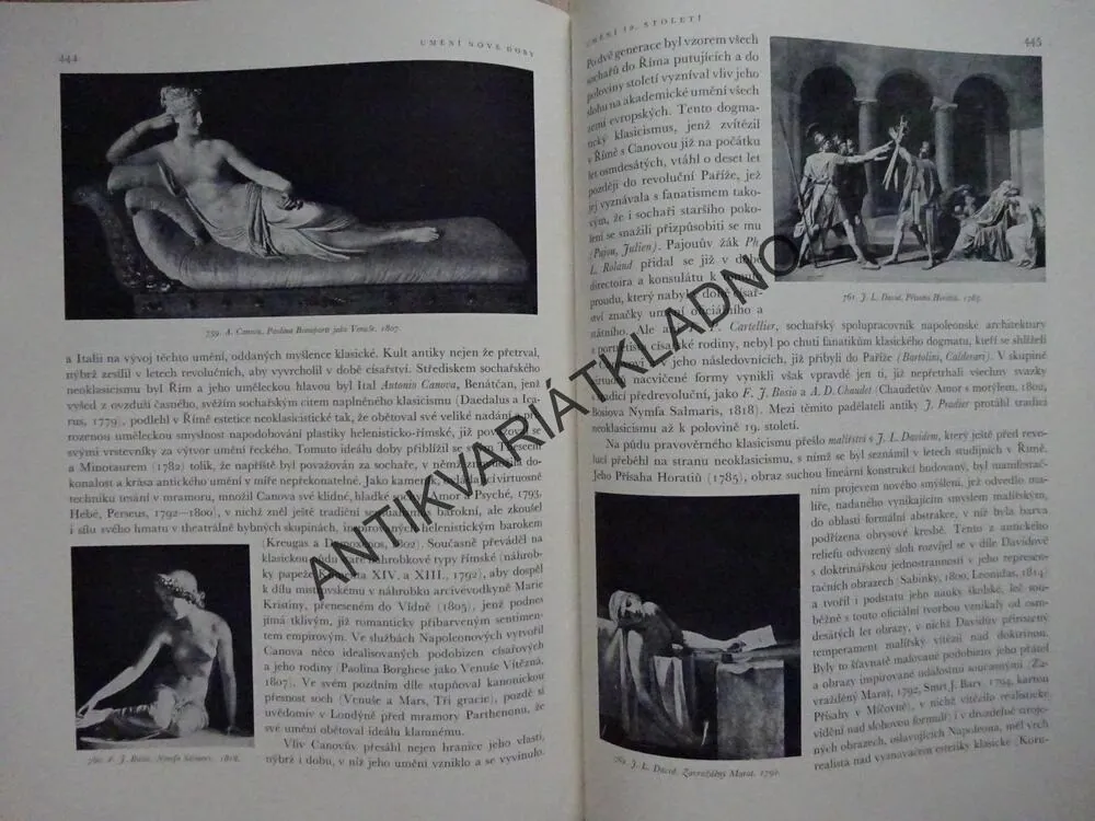 DĚJINY UMĚNÍ V OBRYSECH, ANTONÍN MATĚJČEK, **an