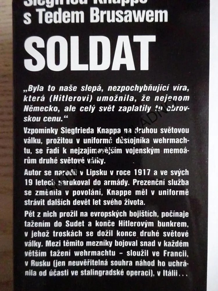 SOLDAT, SIEGRIED KNAPPE, TED BRUSAW, **an