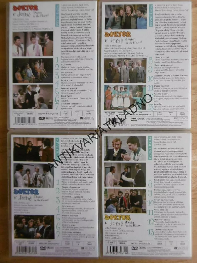 DOKTOR V DOMĚ, 1-4, DVD FILM SITCOM