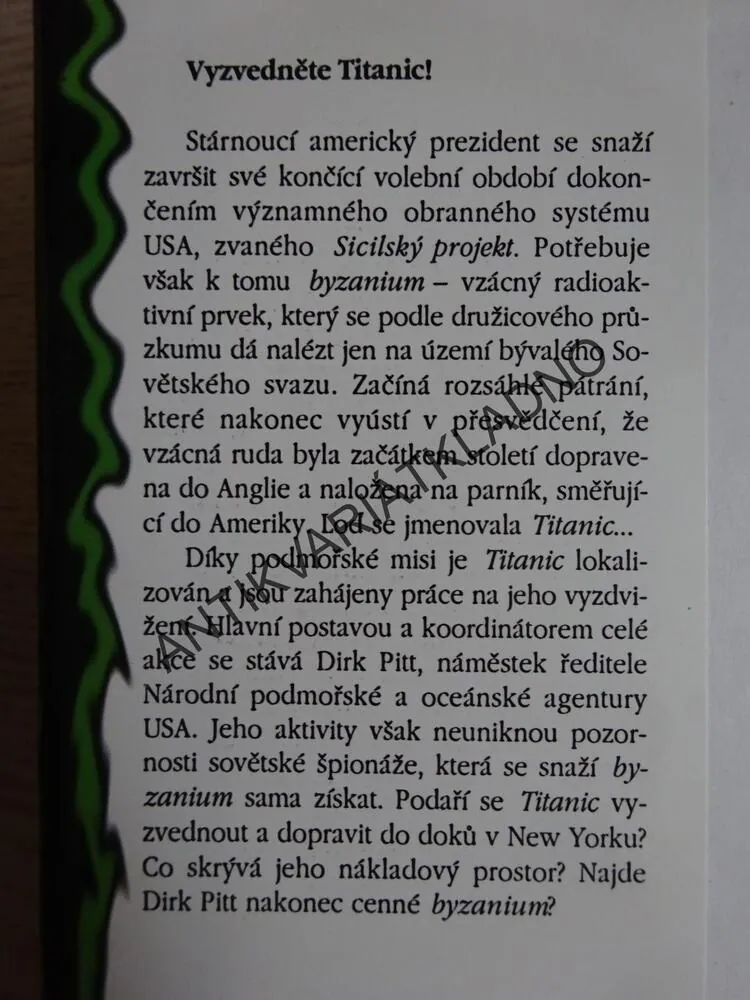 VYZVEDNĚTE TITANIC!, CLIVE CUSSLER