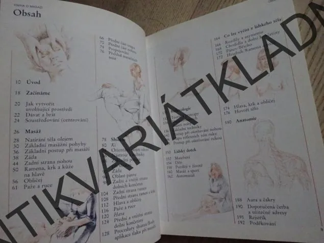 KNIHA O MASÁŽI, **an