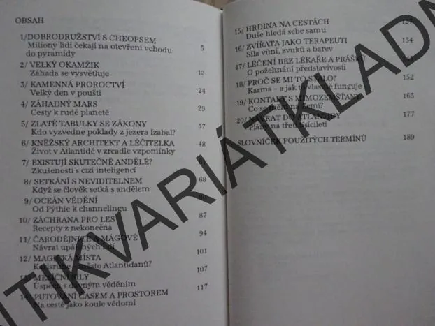 VZPOMÍNKY NA ATLANTIDU, RAINER HOLBE, **an