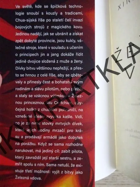 ŽELEZNÁ VDOVA, XIRAN JAY ZHAO, **an