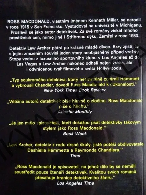 BARBARSKÉ POBŘEŽÍ, ROSS MACDONALD, **an