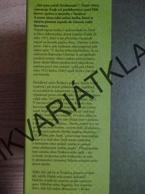 OSUDY DOBRÉHO VOJÁKA ŠVEJKA, KOMPLETNÍ VYDÁNÍ, JAROSLAV HAŠEK, **an