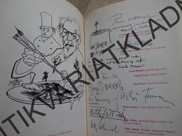 PRAŽSKÝ LABUŽNÍK, AUTOGRAM, RECEPTY, KUCHAŘKA, **an