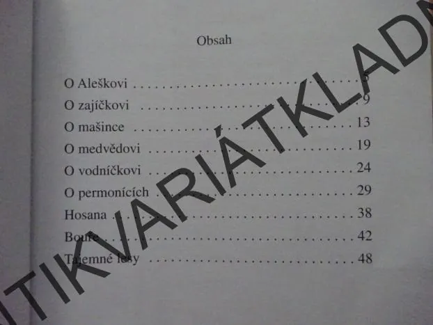 POHÁDKY Z ALEŠKOVY HÁJENKY, VÁCLAV SEMERÁD, **an