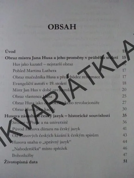 JAN HUS V PŘEDSTAVÁCH ŠESTI STALETÍ A VE SKUTEČNOSTI, JAROSLAV POLC, **an