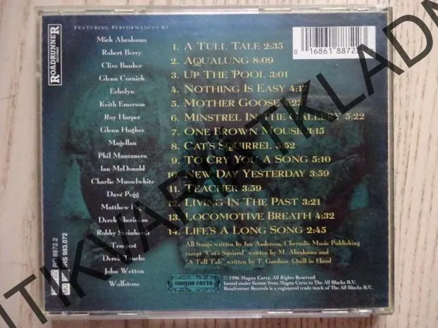 TO CRY YOU A SONG, A COLLECTION OF TULL TALES, CD HUDBA