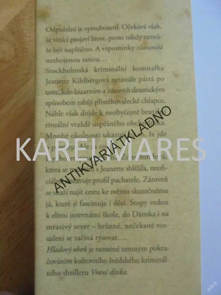 HLADOVÝ OHEŇ, ERIK AXL SUND, VRANÍ DÍVKA 2., **an
