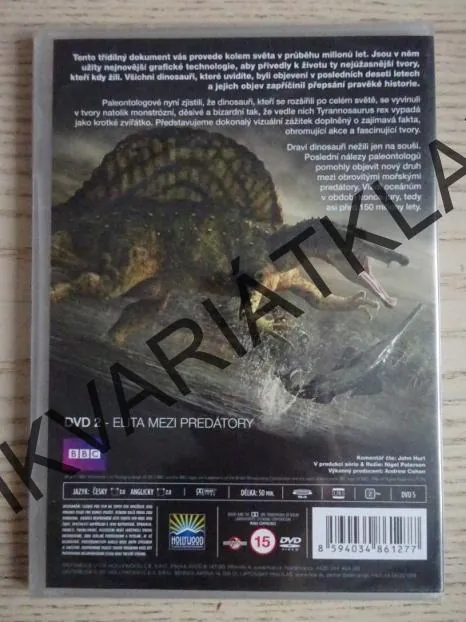 PLANETA DINOSAURŮ 1-3, DVD FILM DOKUMENT